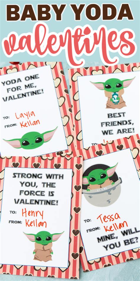 Free Printable Baby Yoda Valentines Free Printable T