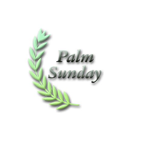 Christian Palm Sunday Design Christian Palm Sunday Png Transparent