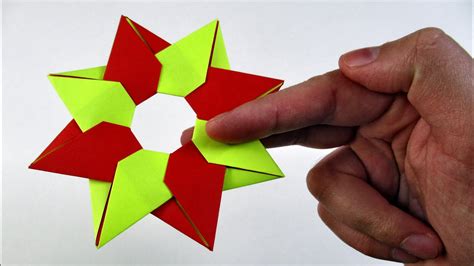 How To Make A Paper Ninja Star Shuriken Origami Shuriken Youtube