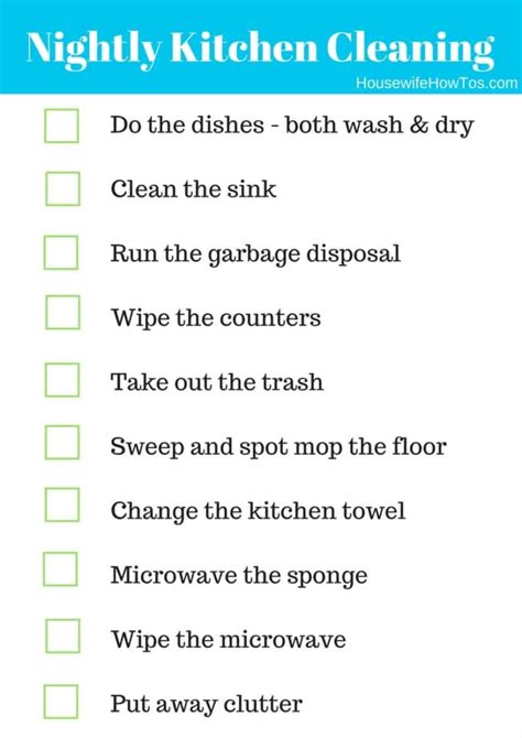 While it may be greasy, the payoff is huge. Cleaning Checklists - Free Printable Home Cleaning Routines