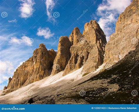 Dolomites Mountains Clouds Landscape Dolomiti Lavaredo Rock Climbing