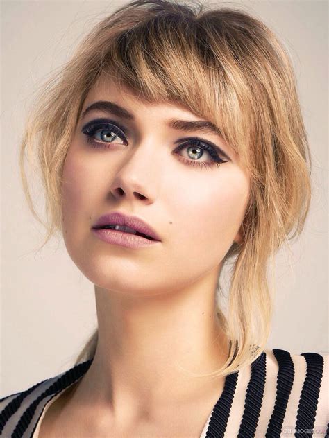 Imogen Poots Side Bangs Hairstyles Cool Hairstyles Updo Hairstyle Wedding Hairstyles Imogen