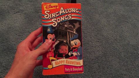 My Disney Sing Along Songs Vhs Collection Youtube