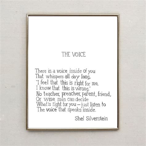 We did not find results for: Shel Silverstein Poem, The Voice (Hand Lettered Water ...