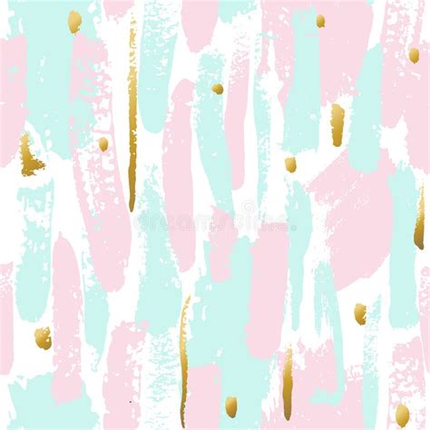 Beautiful Seamless Pattern With Nude Watercolor Stripes Hand Painted