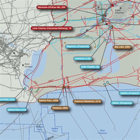Louisiana Gas Pipeline Map