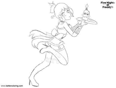Some of the coloring page names are nightmare chica in progress nightmare chica coloring, cool la s night f naf coloring toy chica cute f naf, large size of coloring fortnite coloring, withered bonnie colouring, 45cm big size five nights at freddys fnaf plush toy foxy, five nights at freddys fnaf coloring, 25cm fnaf five nights. FNAF Coloring Pages Chica Line Drawing by goldenfluff ...