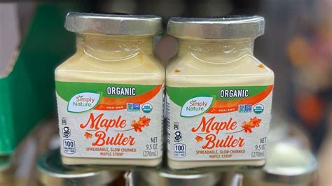 Aldi Shoppers Are Psyched For Its Organic Maple Butter