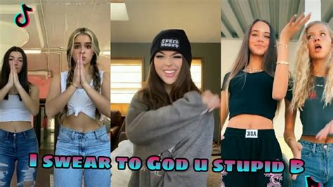 New Tik Tok Dance Trend I Swear To God Stupid B Tik Tok 2019 Youtube