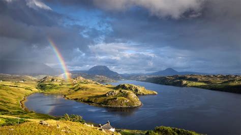 Loch Inchard Rainbow Bing Wallpaper Download