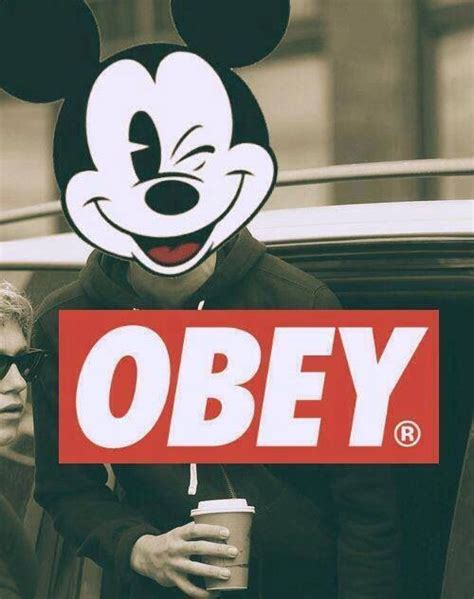 Obey Mickey Obey Wallpaper Mickey Mouse Tumblr Mickey