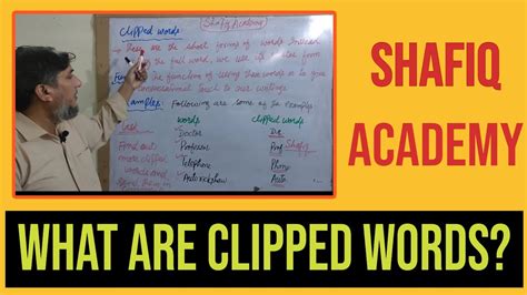 Clipped Words In English Languagefunction And Examples Of Clipped Words