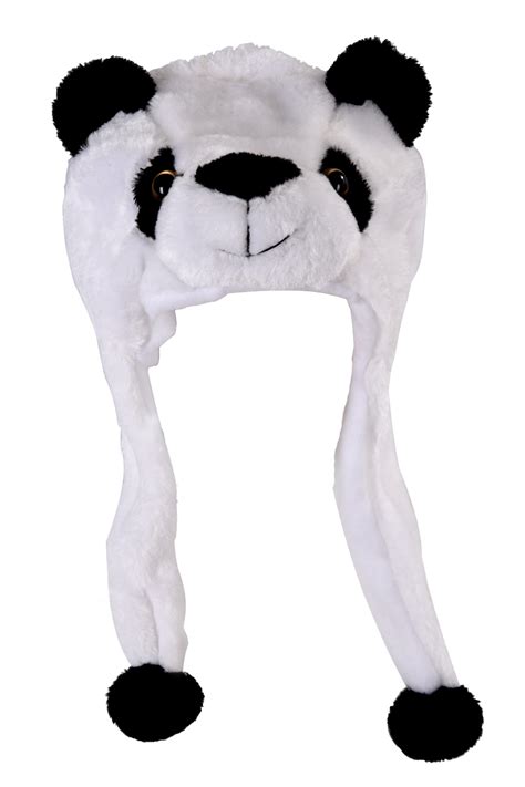 Saf Animal Hat With Scarf Faux Fur Kids Winter Hat Panda