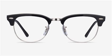 Ray Ban Rb5154 Clubmaster Browline Black Frame Eyeglasses Eyebuydirect
