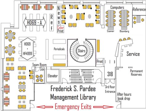 University Library Floor Plan