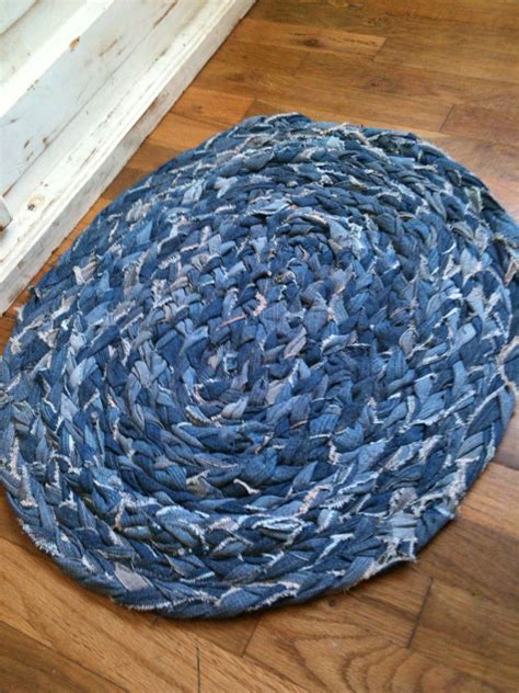 Sticky Genius Behind The Seams I Got The Blues Braided Rug Diy