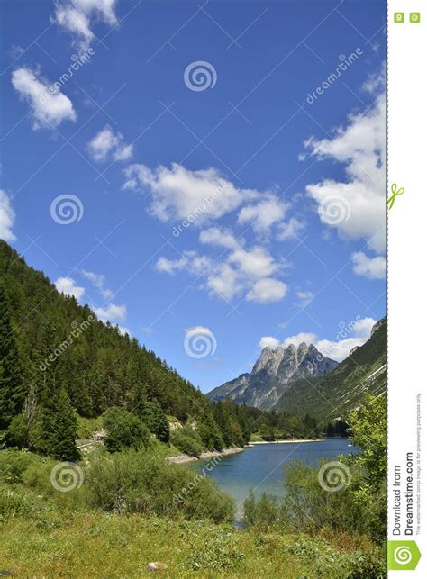 Lago Del Predil Stock Image Image Of Friulian Lago 78818687