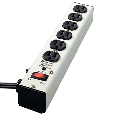 Intermatic 6 Ft 6 Outlet Surge Protector Strip Computer Grade With