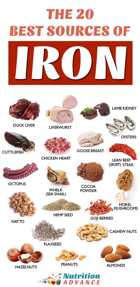The Top 20 Foods High In Iron Foods With Iron Foods High In Iron