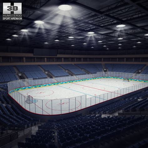 Hockey Arena 3d Model Architecture On Hum3d