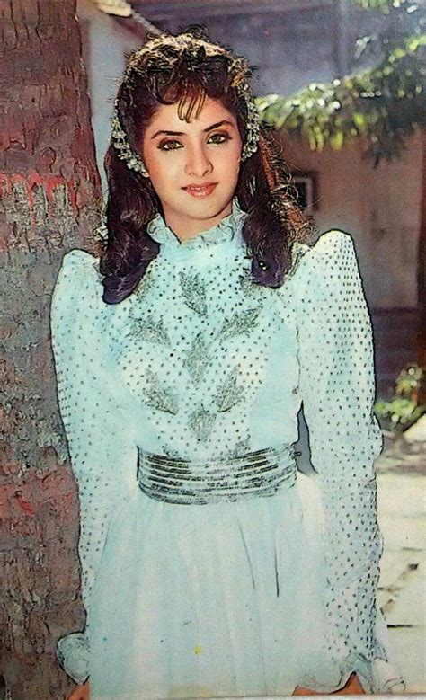 Remembering Divya Bharti Ji Cute Beauty Star Actress Vintage