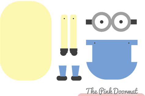 The Pink Doormat Minion Paper Doll