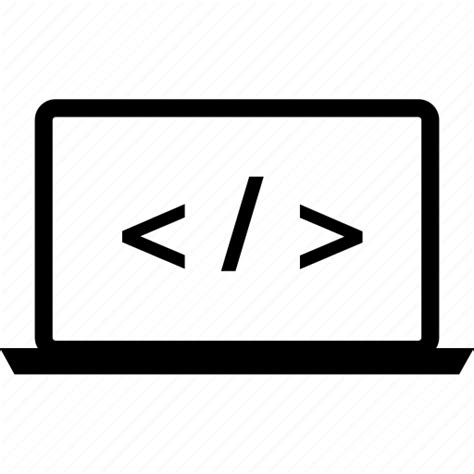 Code Coding Laptop Programming Icon Download On Iconfinder