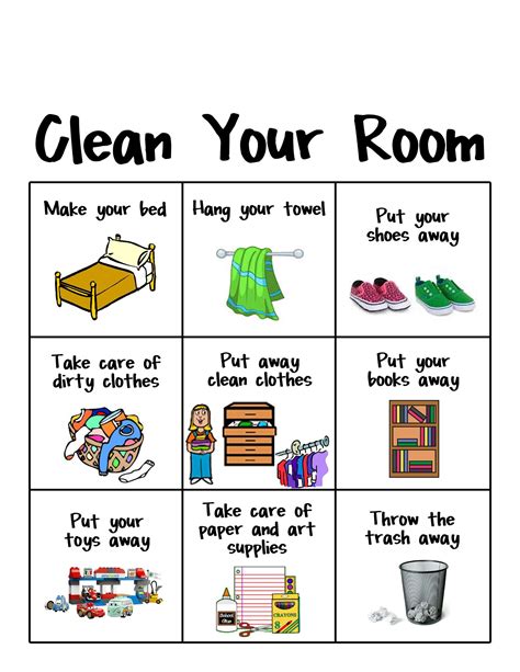 Chores For Kids Charts For Kids Kids Cleaning
