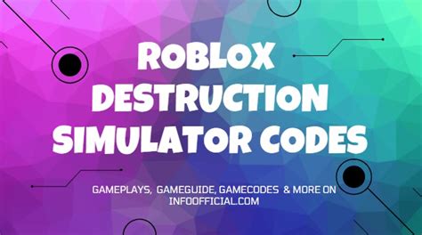 It includes those who are seems valid and also the old ones which sometimes can still work. Roblox Destruction Simulator Codes January 14, 2021