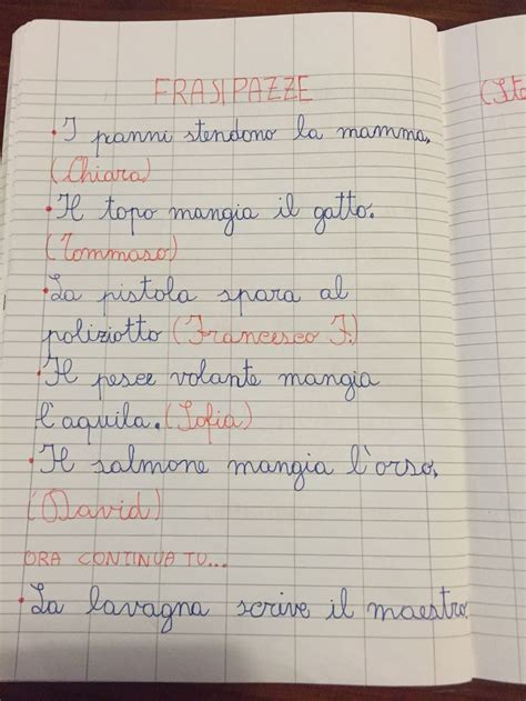 Esercizi, esercizi grammatica elementari, esercizi grammatica medie, grammatica seconda media, medie. Classe seconda/terza - La frase, la divisione in sintagmi ...