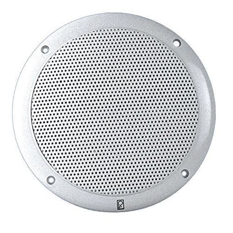 A White Speaker With Holes On The Side