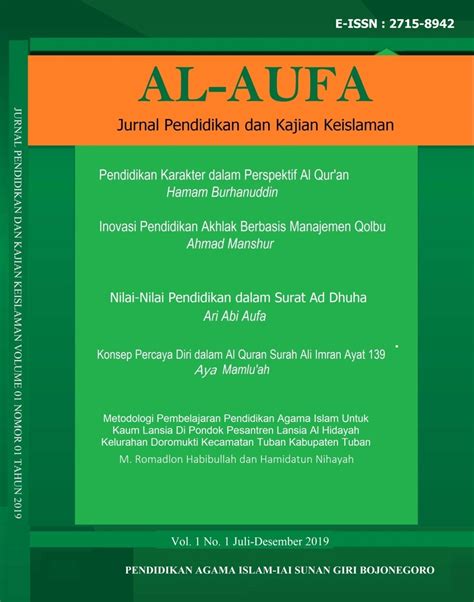 Demikian surat permohonan ini kami sampaikan. KONSEP PERCAYA DIRI DALAM AL QUR'AN SURAT ALI IMRAN AYAT 139 | AL-AUFA: JURNAL PENDIDIKAN DAN ...