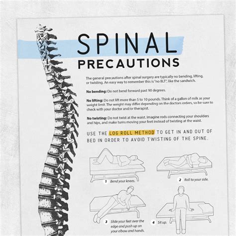 Spinal Precautions Adult And Pediatric Printable Resources For Speech