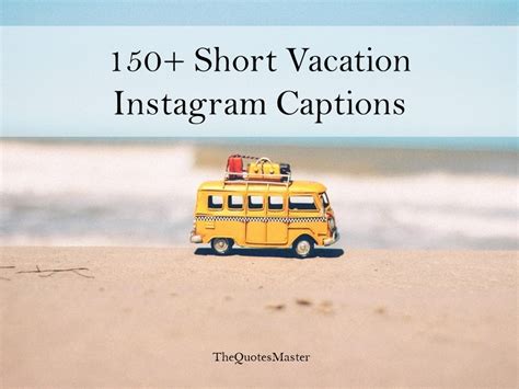 150 Short Vacation Instagram Captions
