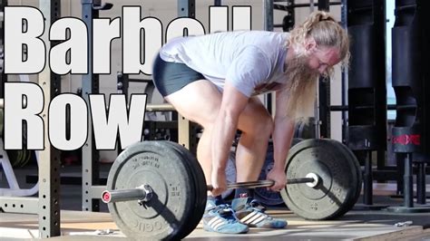 How To Barbell Row Youtube