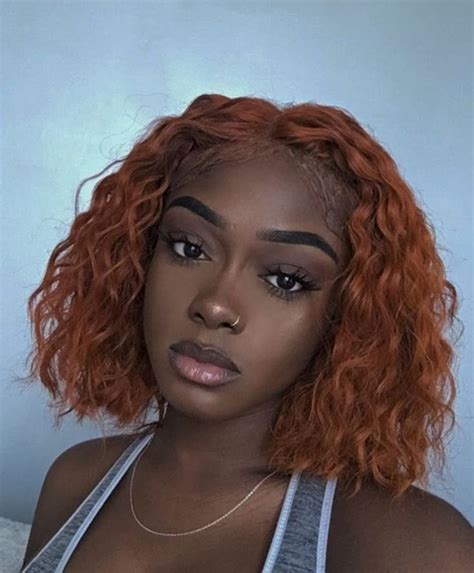 Pin By Keisha On G I R L S Meufs Dark Orange Hair Curly Lace