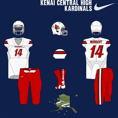 Alaska High School Football Uniform Redesign 2030