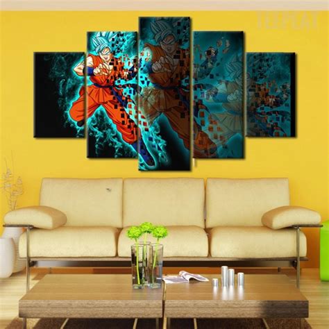 Shipping is free with $25 or with amazon prime. Dragon Ball Z - Super Saiyan 5 Piece Canvas - Empire Prints