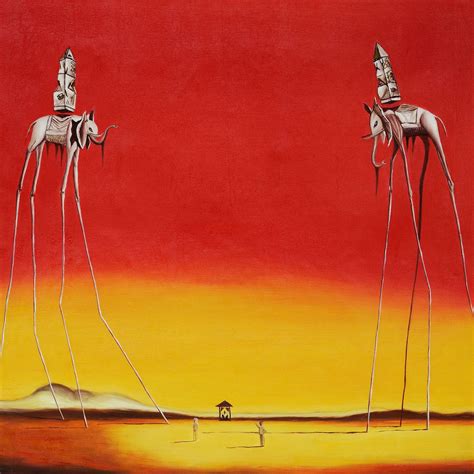 The Elephants By Salvador Dali Painting Dali Paintings Dali