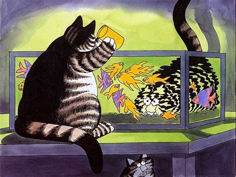 Bernard Kliban Cat Dreams Огняна Black Cat Manga Kliban Cat Kinds
