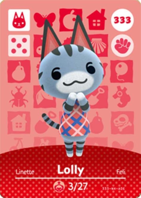 Check spelling or type a new query. ACNH Lolly Amiibo Card Animal Crossing | Animal crossing ...