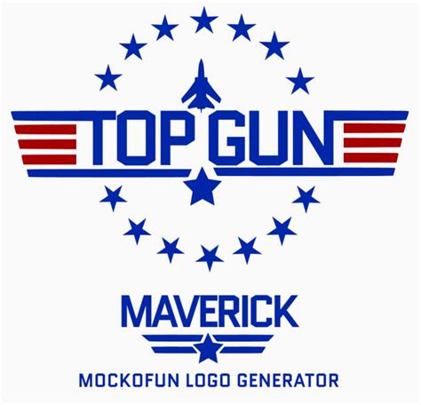 🛩️ Free Top Gun Logo Generator Mockofun