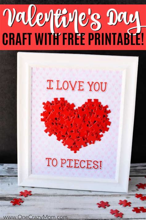 love   pieces craft  valentines day printable