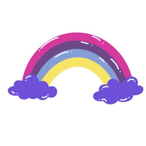 Cute Rainbow Illustration 36952158 Png