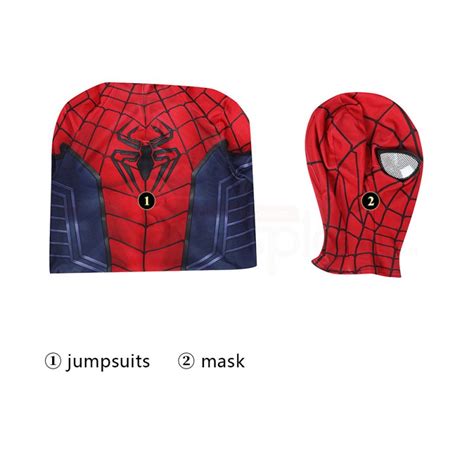Kids Spiderman Peter Parker Suit Avengers Spider Man Cosplay Costume