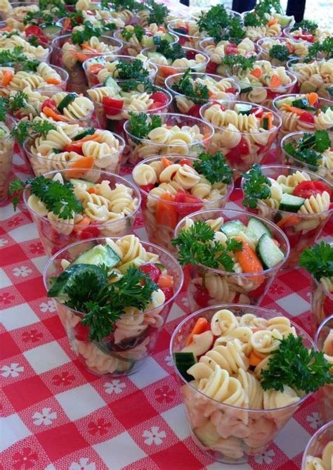 Pasta In A Cup Large Group Catering Cooking Great Ideas And Pictures