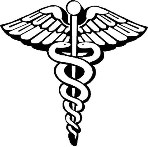 Caduceus Medical Symbol Medical Symbols Health Symbol Medical Tattoo