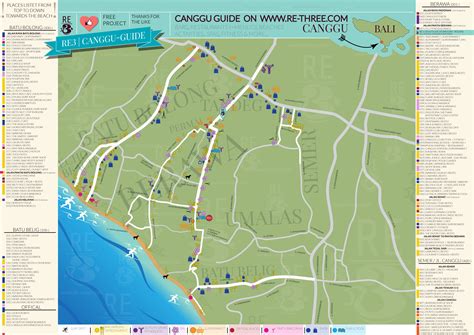 Canggu Guide Bali Map Free Download Restaurants Bar Spas Activities Beachers Pool Batu Belig