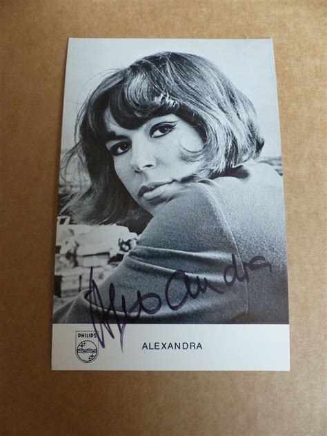 ALEXANDRA 1969 Autogramm Signiert Auf 9x14 Cm Autogrammkarte EBay