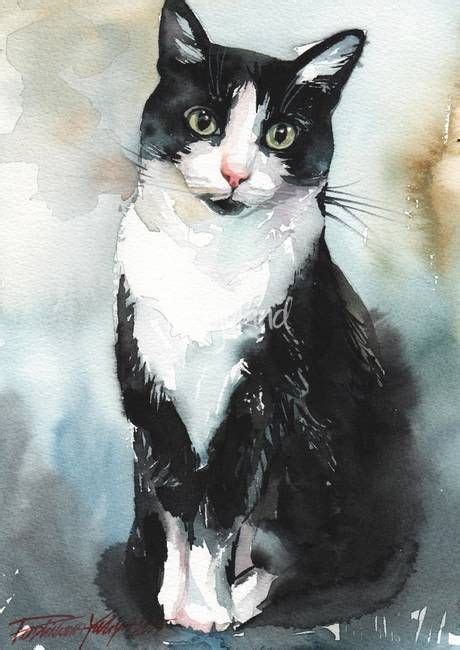 Tuxedo Cat By Yuliya Podlinnova Buy Prints Posters Canvas And